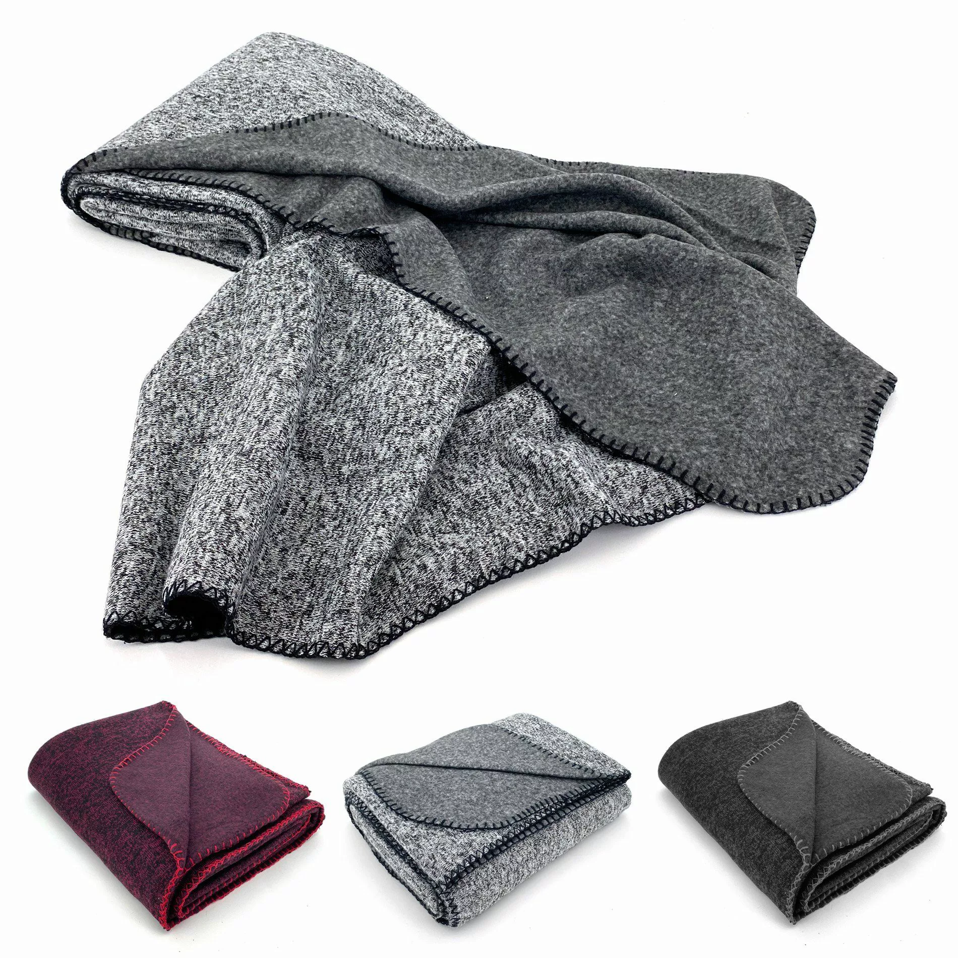 Wohndecke Strick Kuscheldecke Super Soft Fleece günstig online kaufen