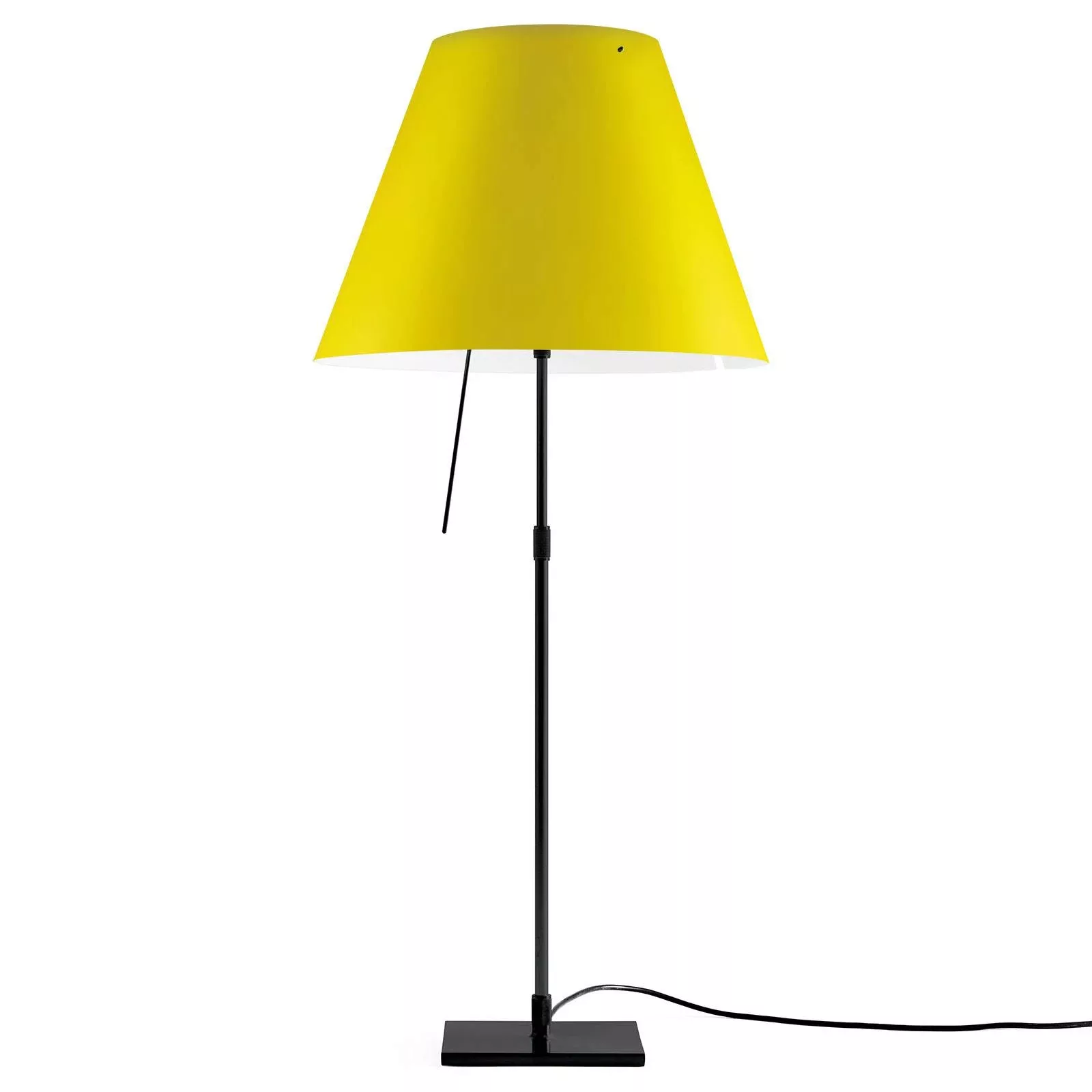 Luceplan Costanza Tischlampe D13 schwarz/gelb günstig online kaufen