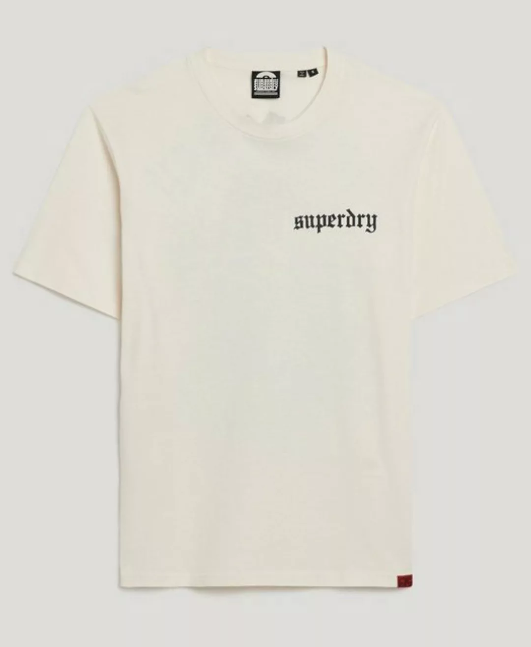 Superdry T-Shirt TATTOO GRAPHIC LOOSE T SHIRT Cream günstig online kaufen