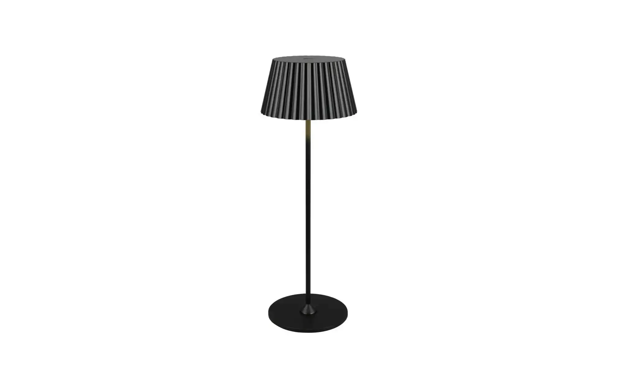 LED-Akku-Tischlampe Suarez, schwarz, Höhe 39 cm, Metall günstig online kaufen