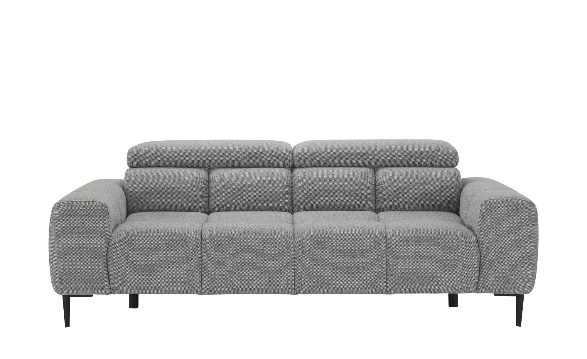 switch Sofa 3-sitzig aus Flachgewebe Plaza ¦ silber ¦ Maße (cm): B: 212 H: günstig online kaufen