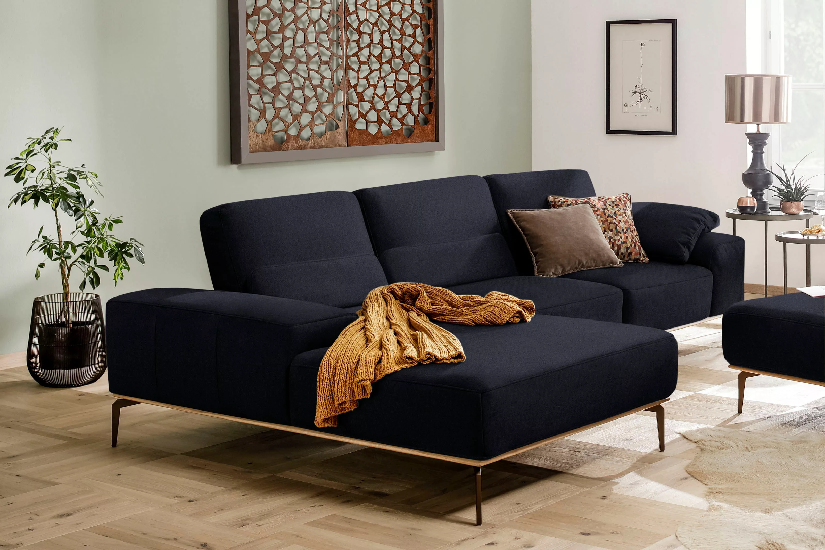 W.SCHILLIG Ecksofa "run, Designsofa mit tollem Sitzkomfort, bequem, L-Form" günstig online kaufen