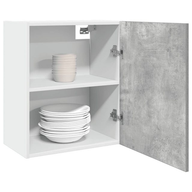 vidaXL Hängeschrank Hängeschrank Küchenschrank Betongrau 50x31x60 cm Holzwe günstig online kaufen