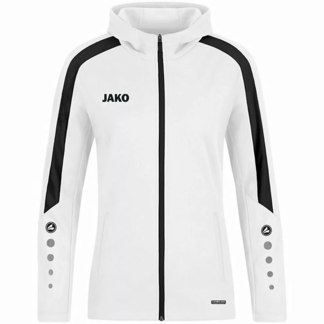 Jako Kapuzensweatshirt Kapuzenjacke Power weiß/rot günstig online kaufen