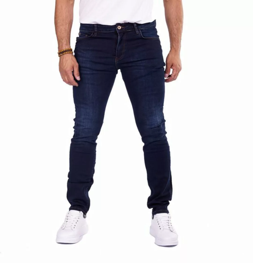 Denim Distriqt Regular-fit-Jeans Herren Regular Fit Jeanshose mit Stretch D günstig online kaufen