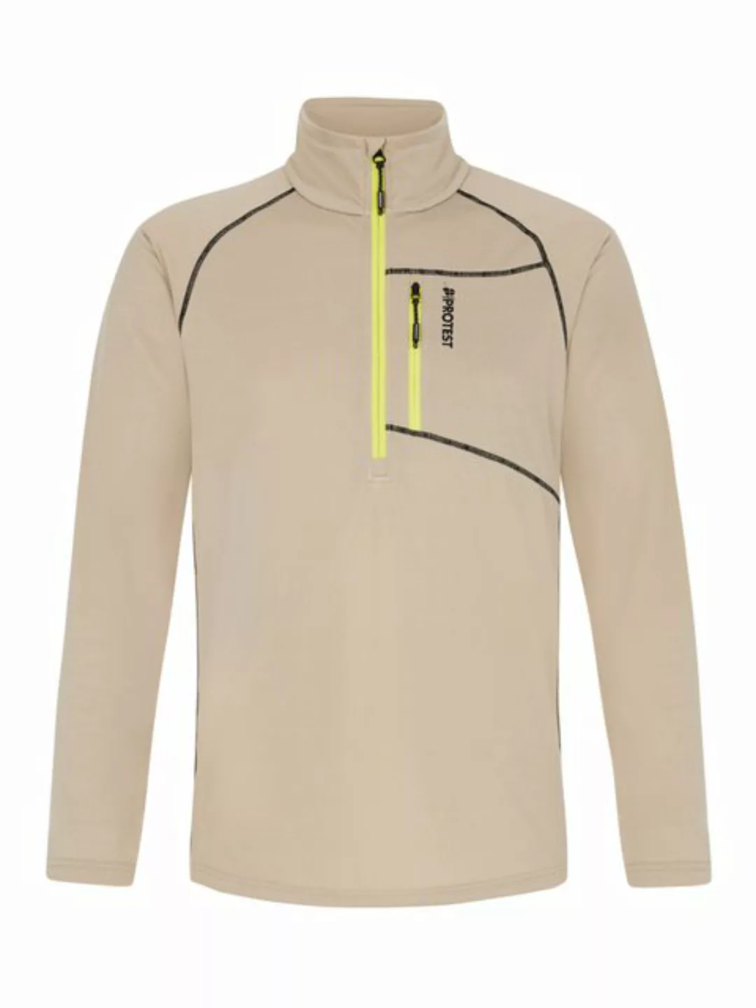 Protest Rollkragenshirt PRTKODY 1/4 zip active top BambooBeige günstig online kaufen