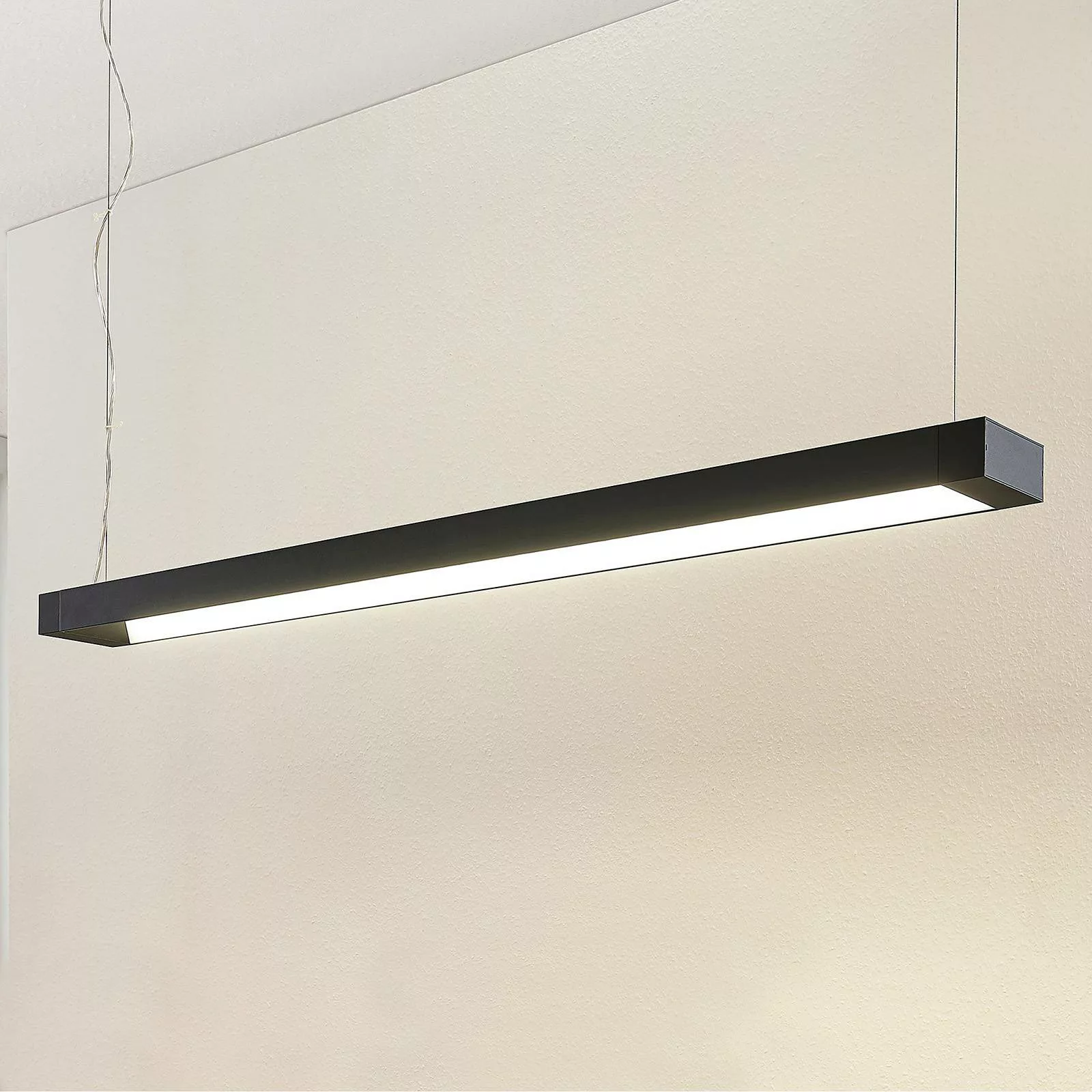 Arcchio LED-Pendellampe Cuna, schwarz, 122cm, Metall günstig online kaufen