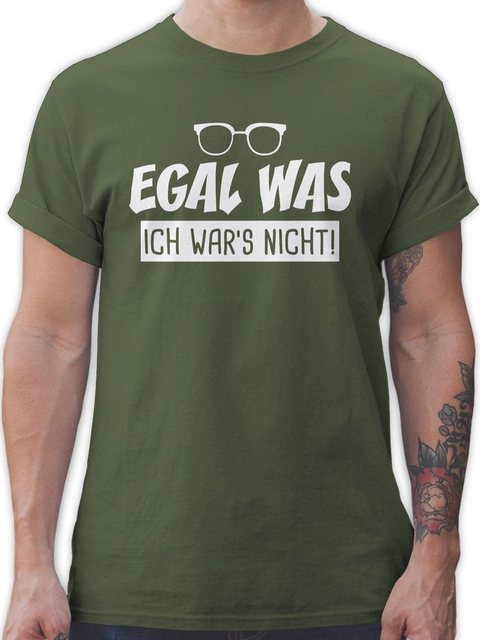 Shirtracer T-Shirt Egal was ich wars nicht I Sprüche Statement mit Spruch günstig online kaufen