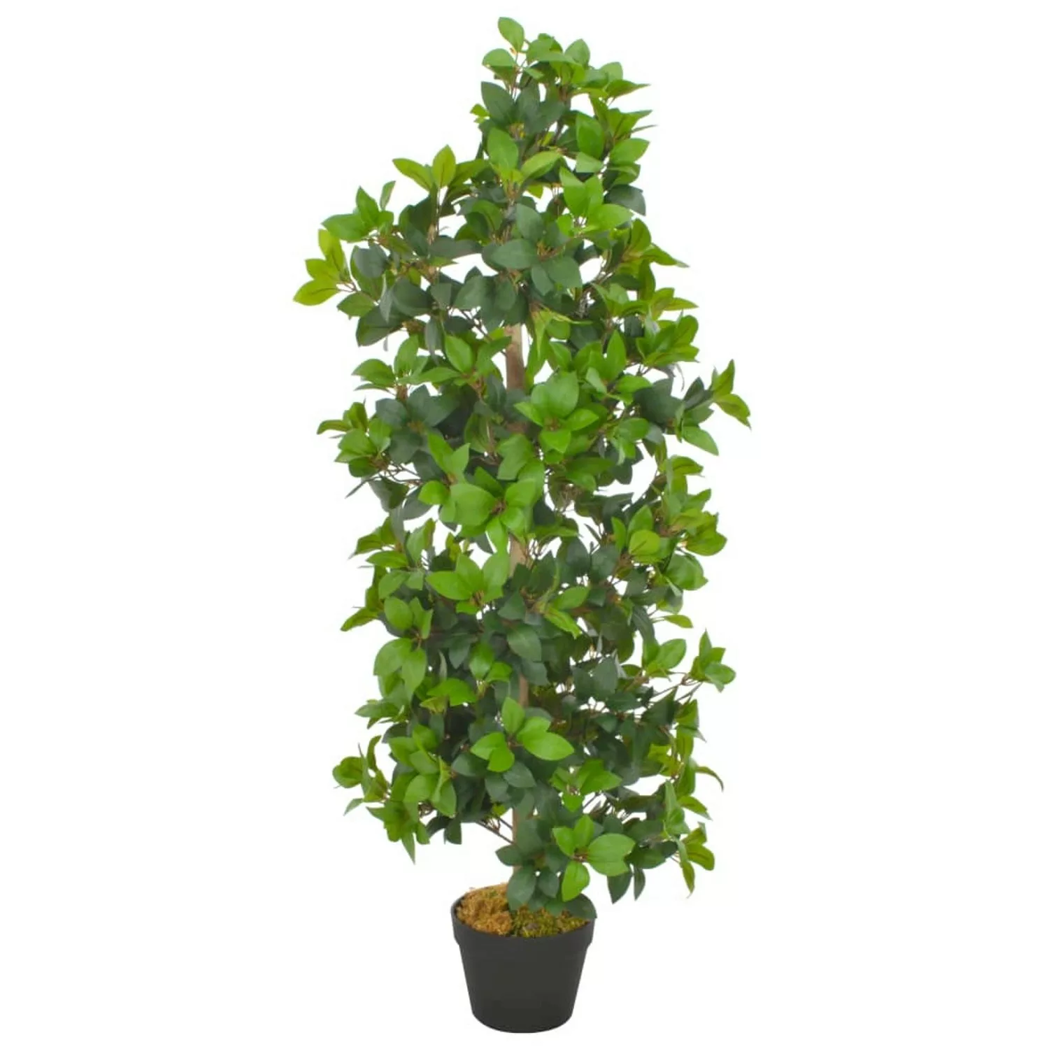 furnicato Künstliche Pflanze Lorbeerbaum mit Topf Grün 120 cm günstig online kaufen