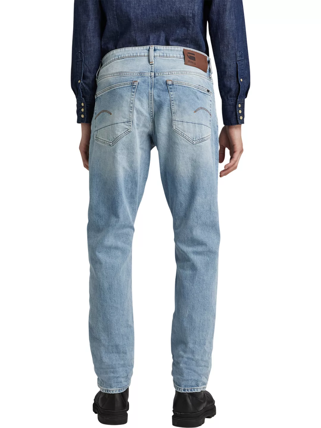G-Star Herren Jeans 3301 REGULAR TAPERED - Tapered Fit - Blau - Light Indig günstig online kaufen