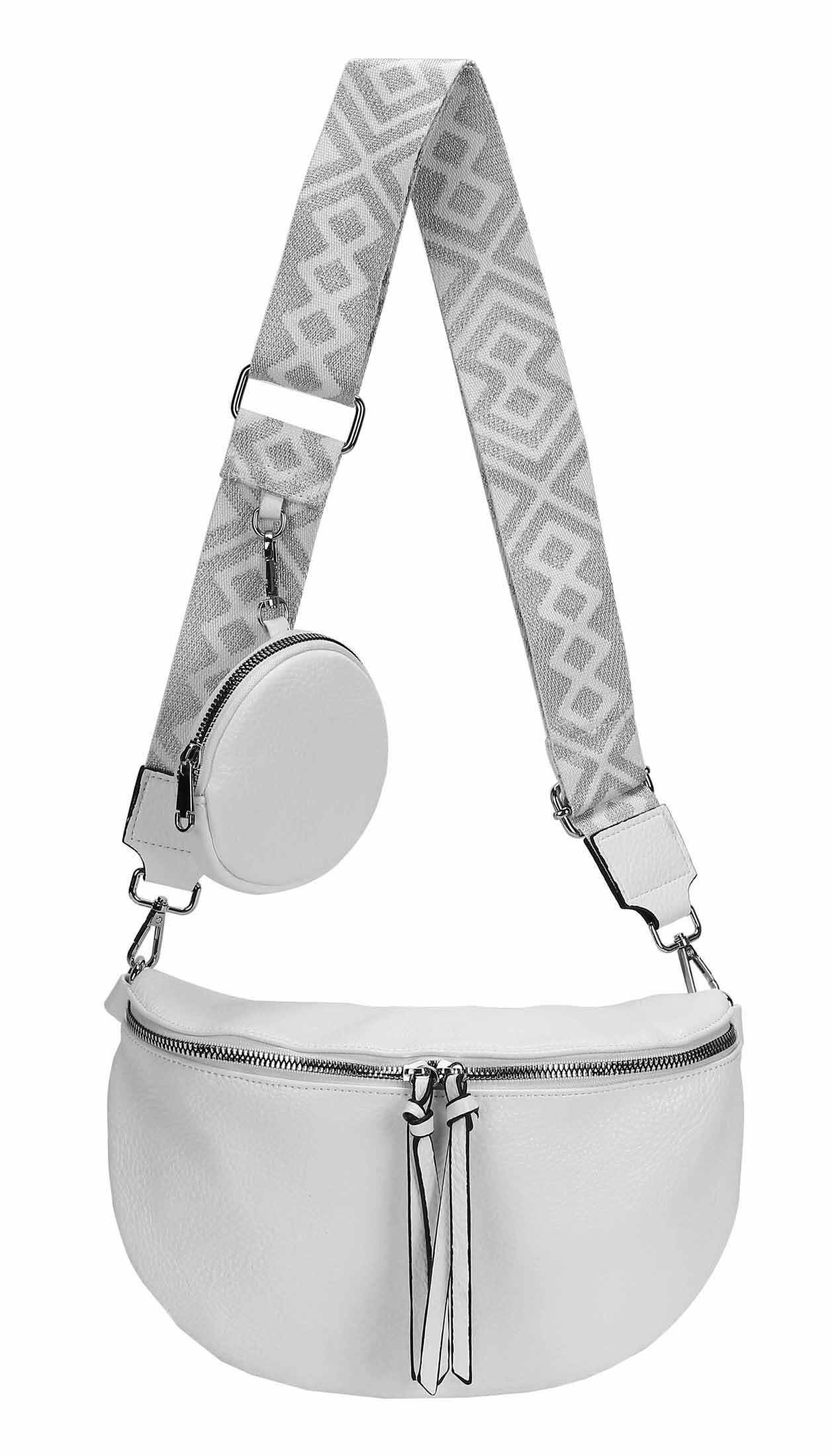 ITALYSHOP24 Bauchtasche Damen Gürteltasche Brusttasche CrossBody, günstig online kaufen