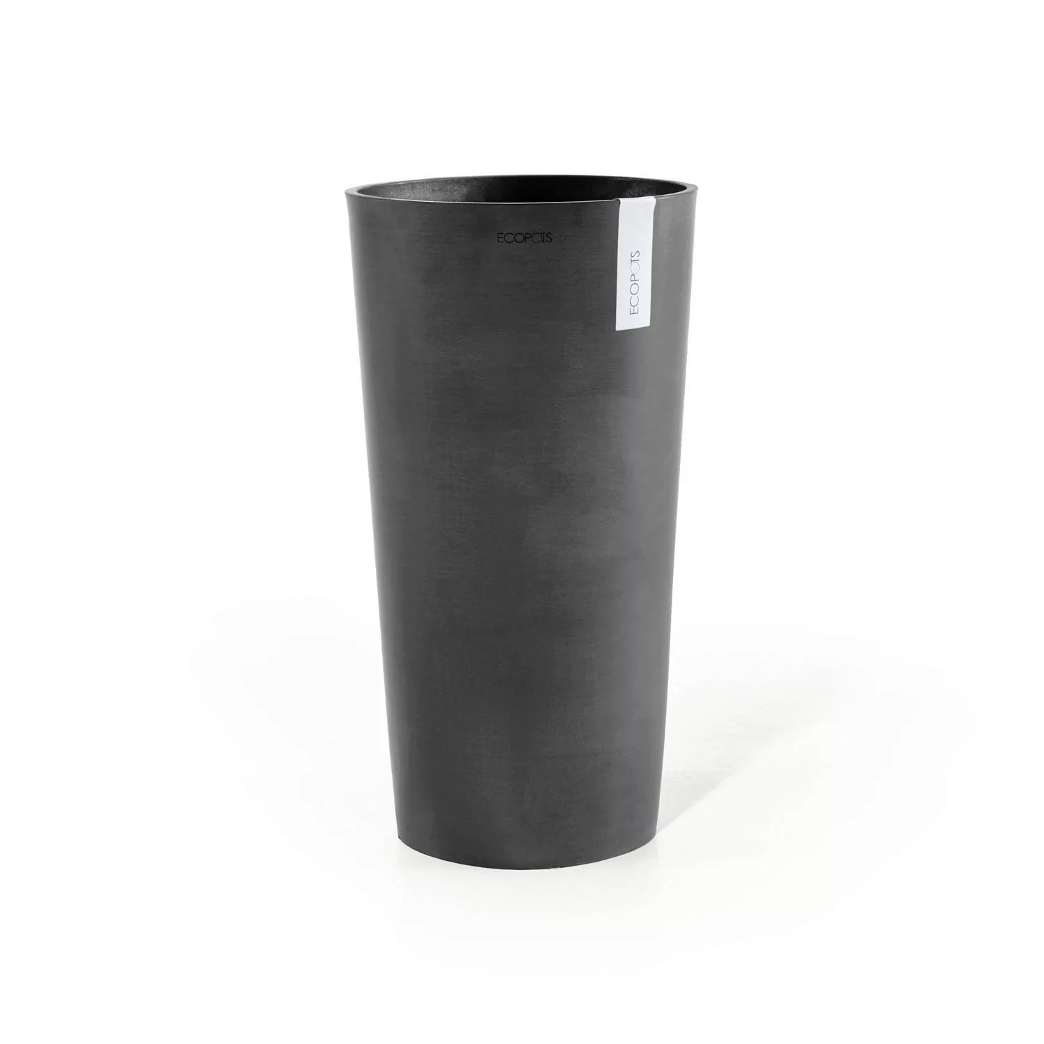 Ecopots Pflanztopf Amsterdam Halbhoch Dunkelgrau 34 cm x 66 cm günstig online kaufen