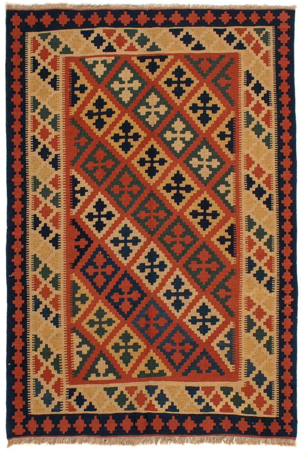 morgenland Wollteppich »Kelim - Oriental - 200 x 154 cm - braun«, rechtecki günstig online kaufen