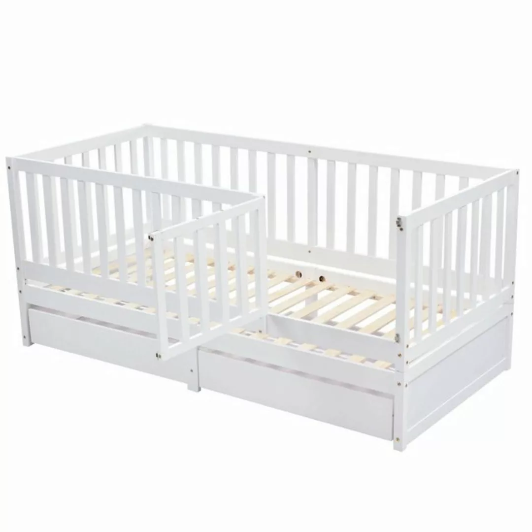 REDOM Babybett Baby Bett Kinderbett Jugendbett Holzbett Massivholzbett Bett günstig online kaufen