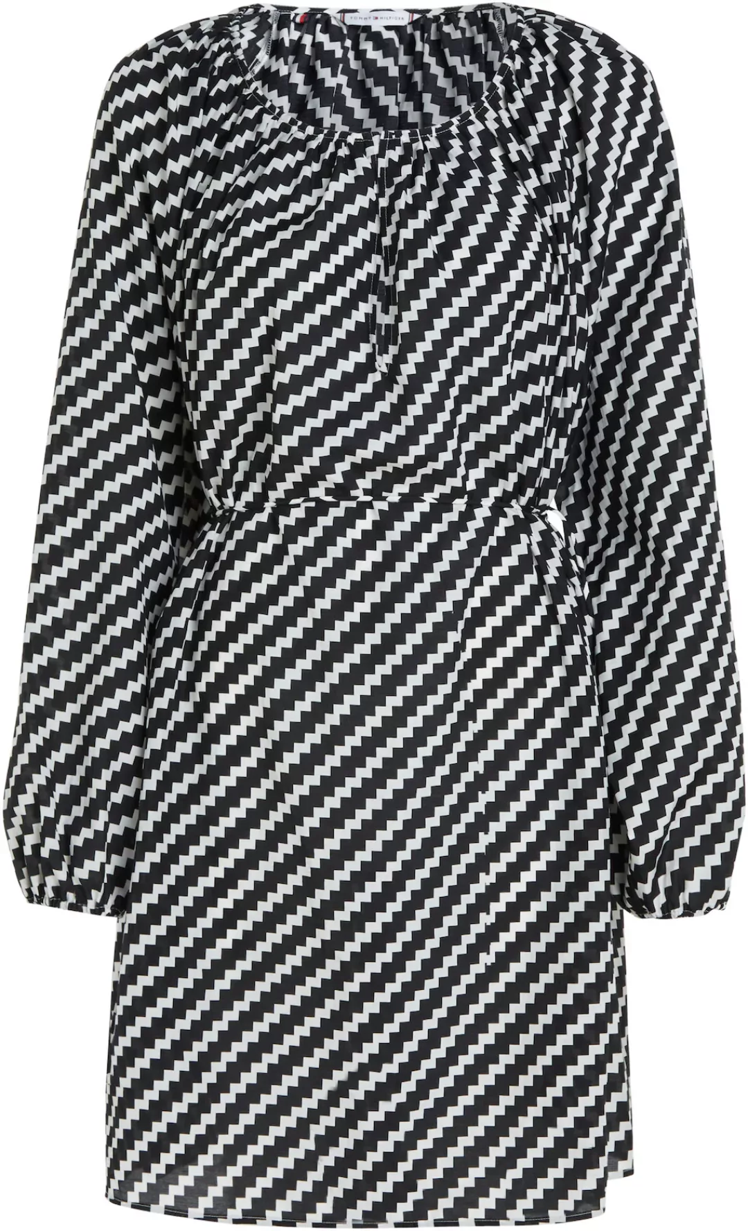 Tommy Hilfiger Curve Polokleid "CRV SMD DETAIL FLUID KNEE DRESS", mit Logop günstig online kaufen
