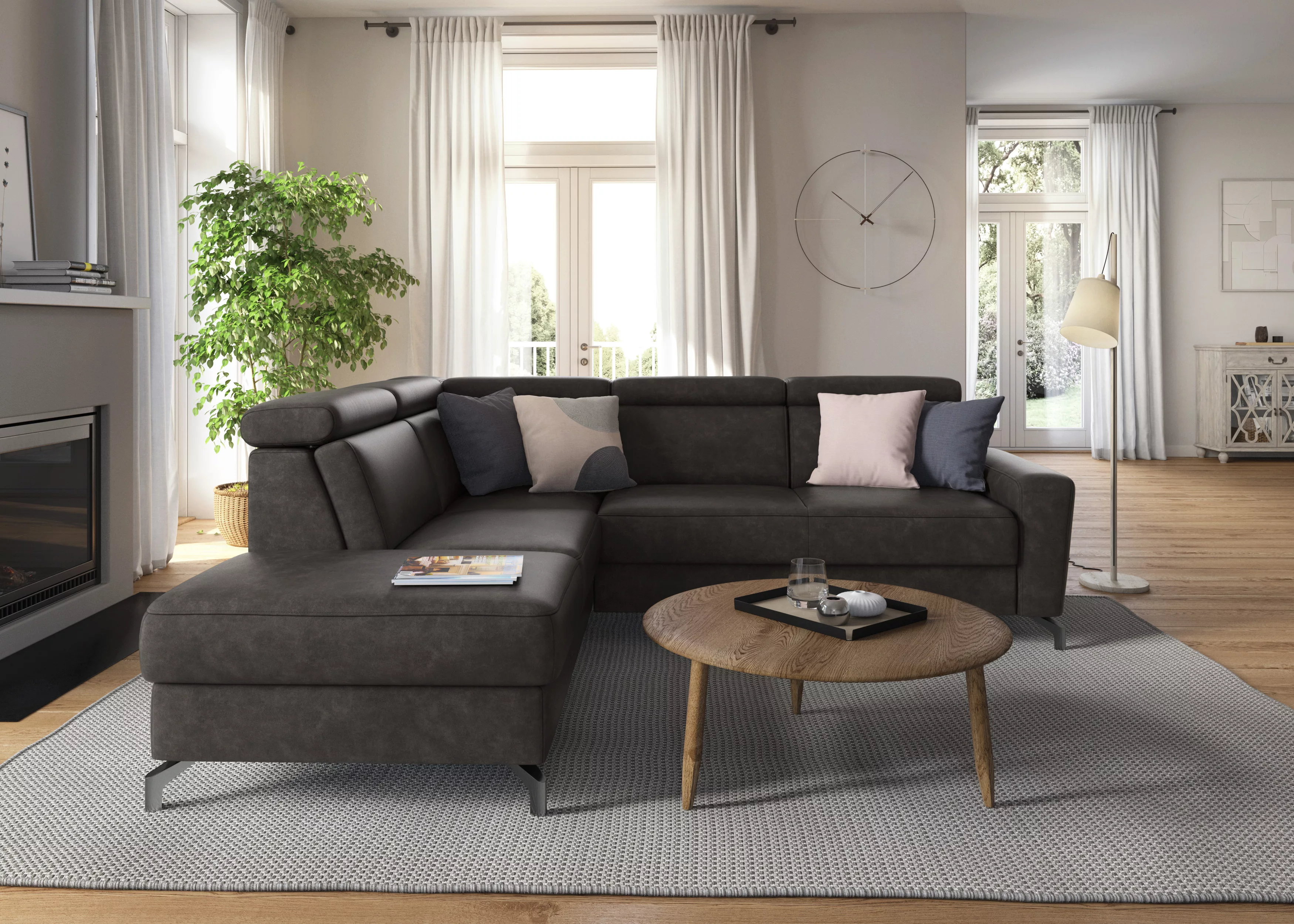 sit&more Ecksofa "Scarlett L-Form" günstig online kaufen