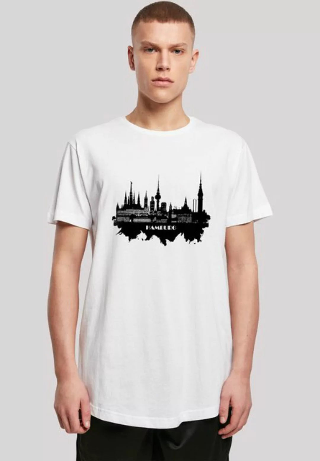 F4NT4STIC T-Shirt Cities Collection - Hamburg skyline Print günstig online kaufen