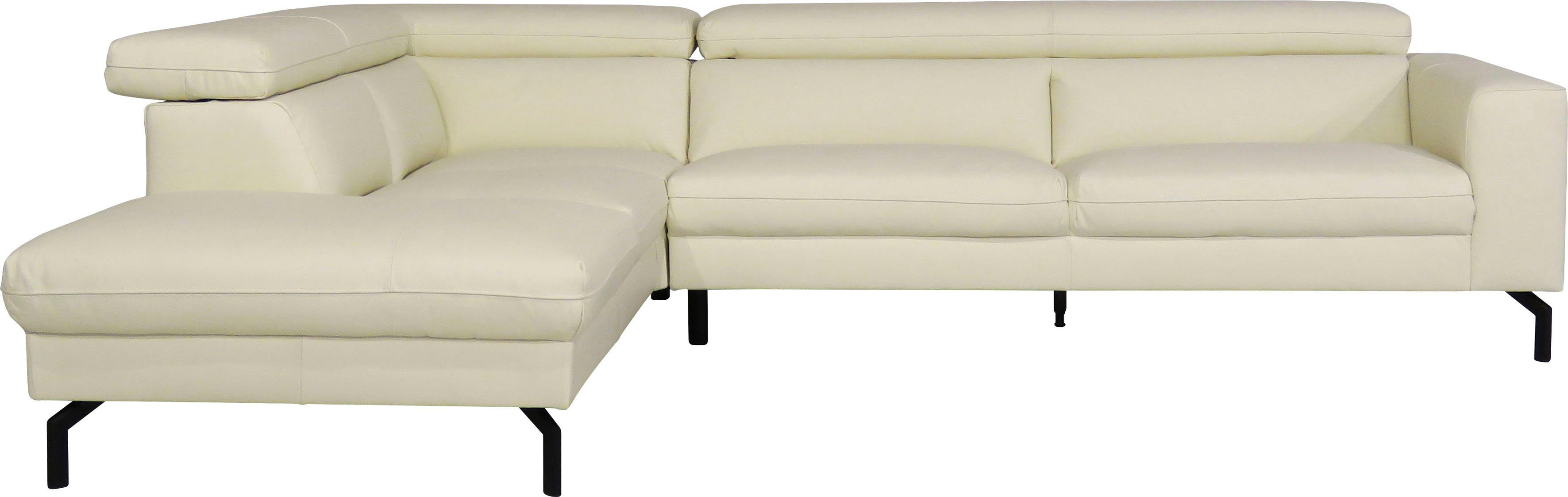 Places of Style Ecksofa "Olanta, modern und bequem, Breite 305cm, Fuß 16cm günstig online kaufen