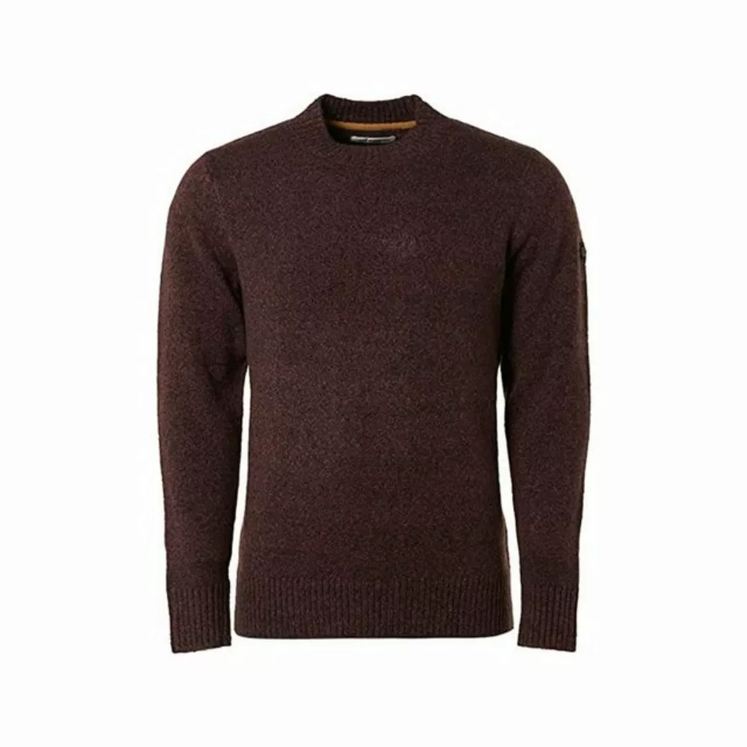 NO EXCESS V-Ausschnitt-Pullover braun passform textil (1-tlg) günstig online kaufen
