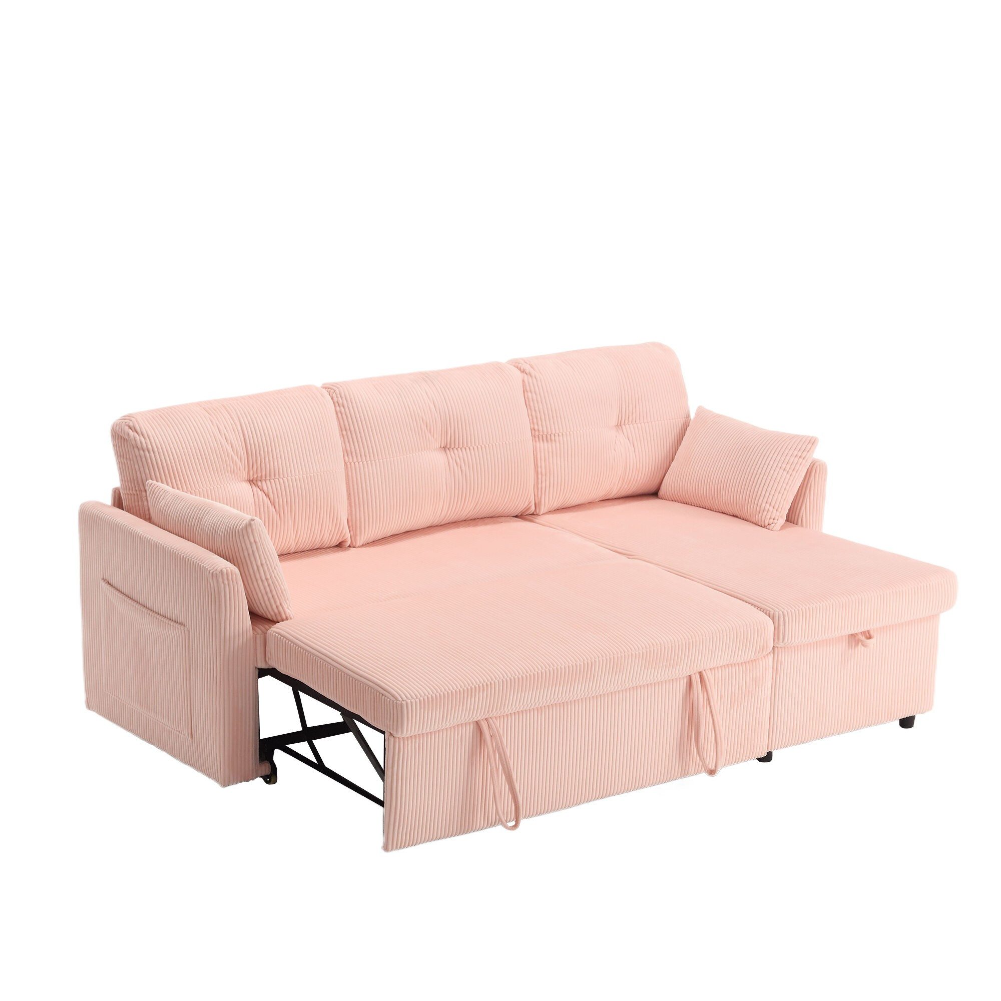 LVHOM Loungesofa Modulares Ecksofa mit Schlaffunktion, günstig online kaufen