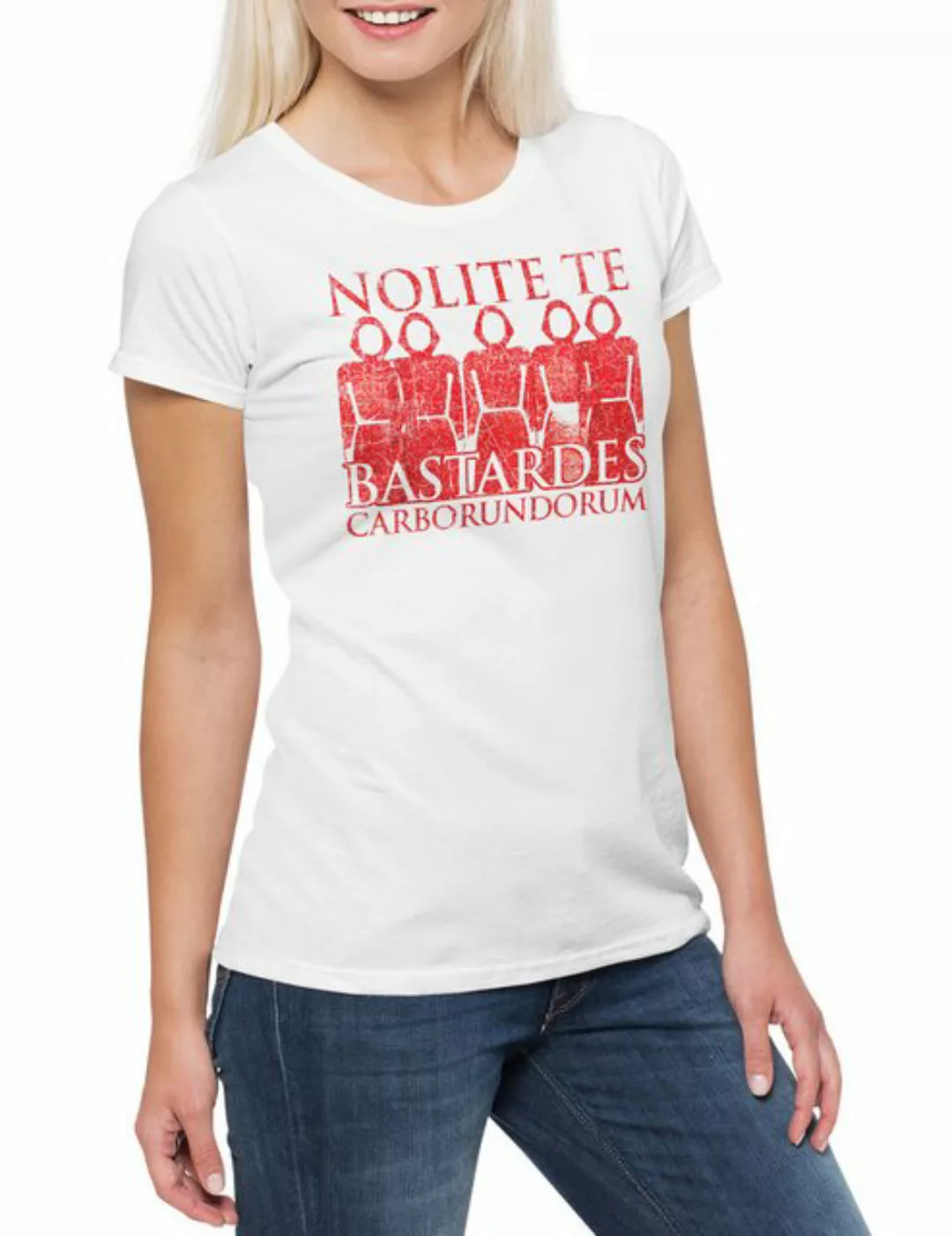 Urban Backwoods Print-Shirt Nolite Te Bastardes Carborundorum Damen T-Shirt günstig online kaufen