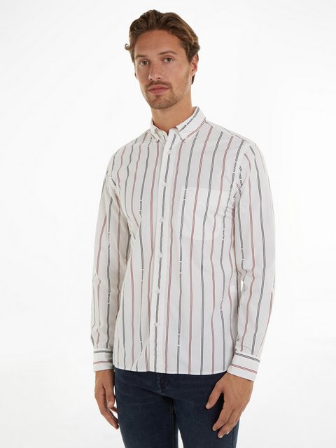 Tommy Hilfiger Langarmhemd HILFIGER DOUBLE STP RF SHIRT günstig online kaufen