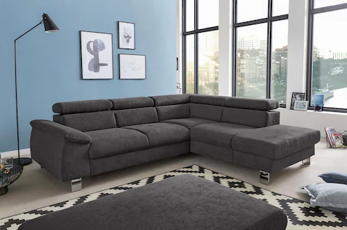 COTTA Polstergarnitur "Komaris L-Form", (Set), Set bestehend aus: Ecksofa m günstig online kaufen