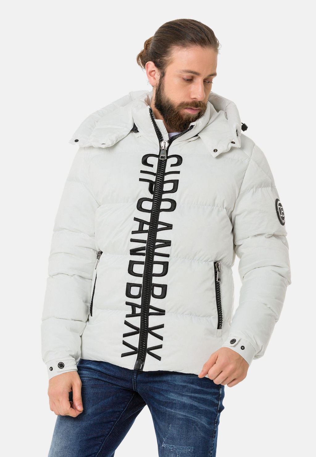 Cipo & Baxx Winterjacke "Winterjacke", mit Kapuze günstig online kaufen