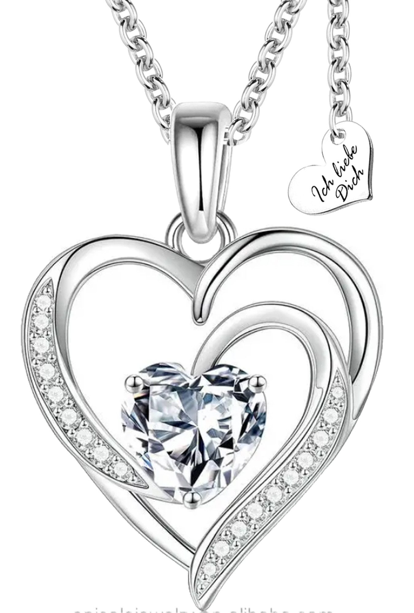 Limana Kette mit Anhänger Herzkette 925 günstig online kaufen