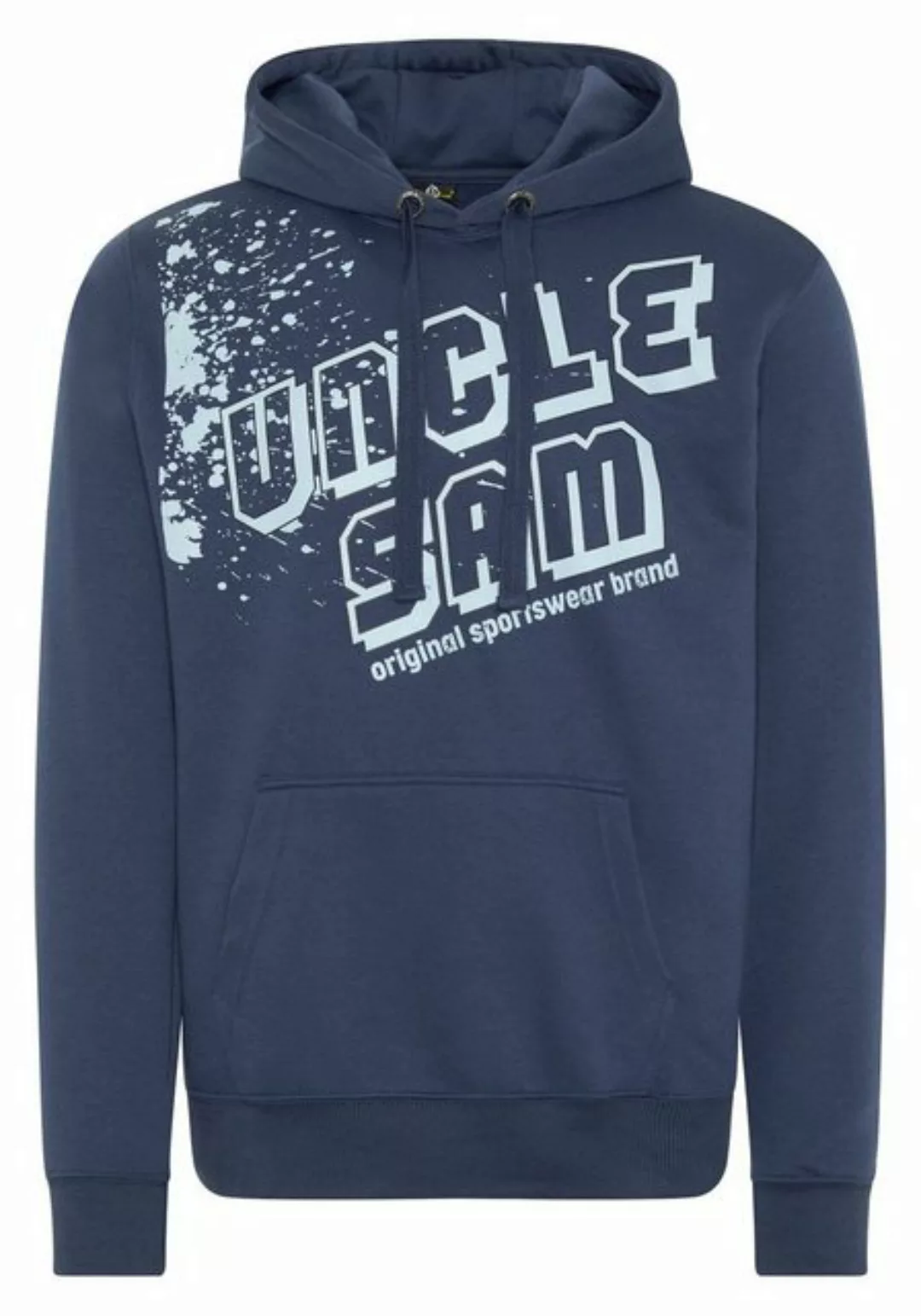 Uncle Sam Kapuzensweatshirt mit kreativem Print-Finish günstig online kaufen