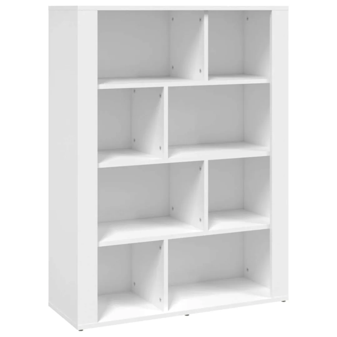 Vidaxl Sideboard Weiß 80x30x106 Cm Holzwerkstoff günstig online kaufen