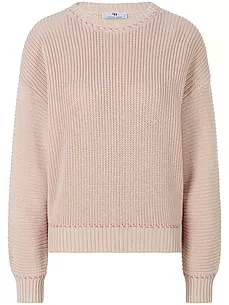 Rundhals-Pullover Peter Hahn beige günstig online kaufen