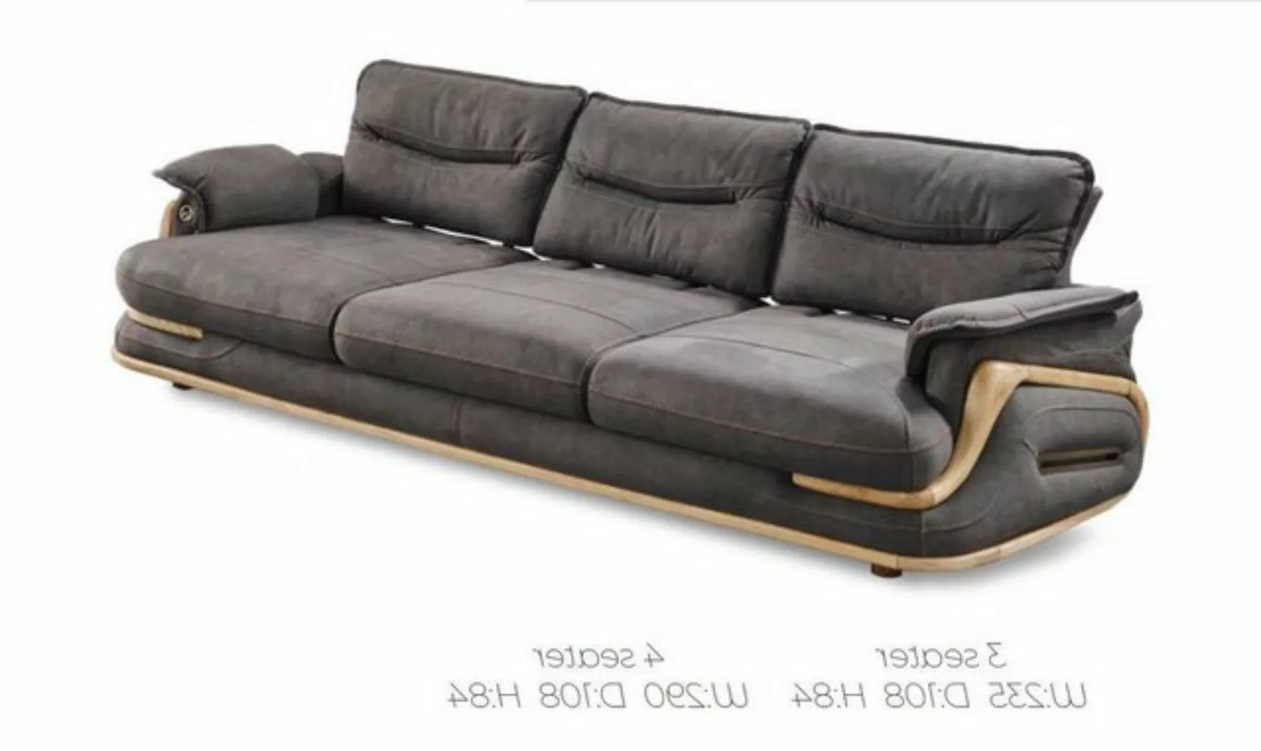 Xlmoebel Sofa Dreisitzer Polstermöbel Luxus Couch Italienisches Design - 3- günstig online kaufen