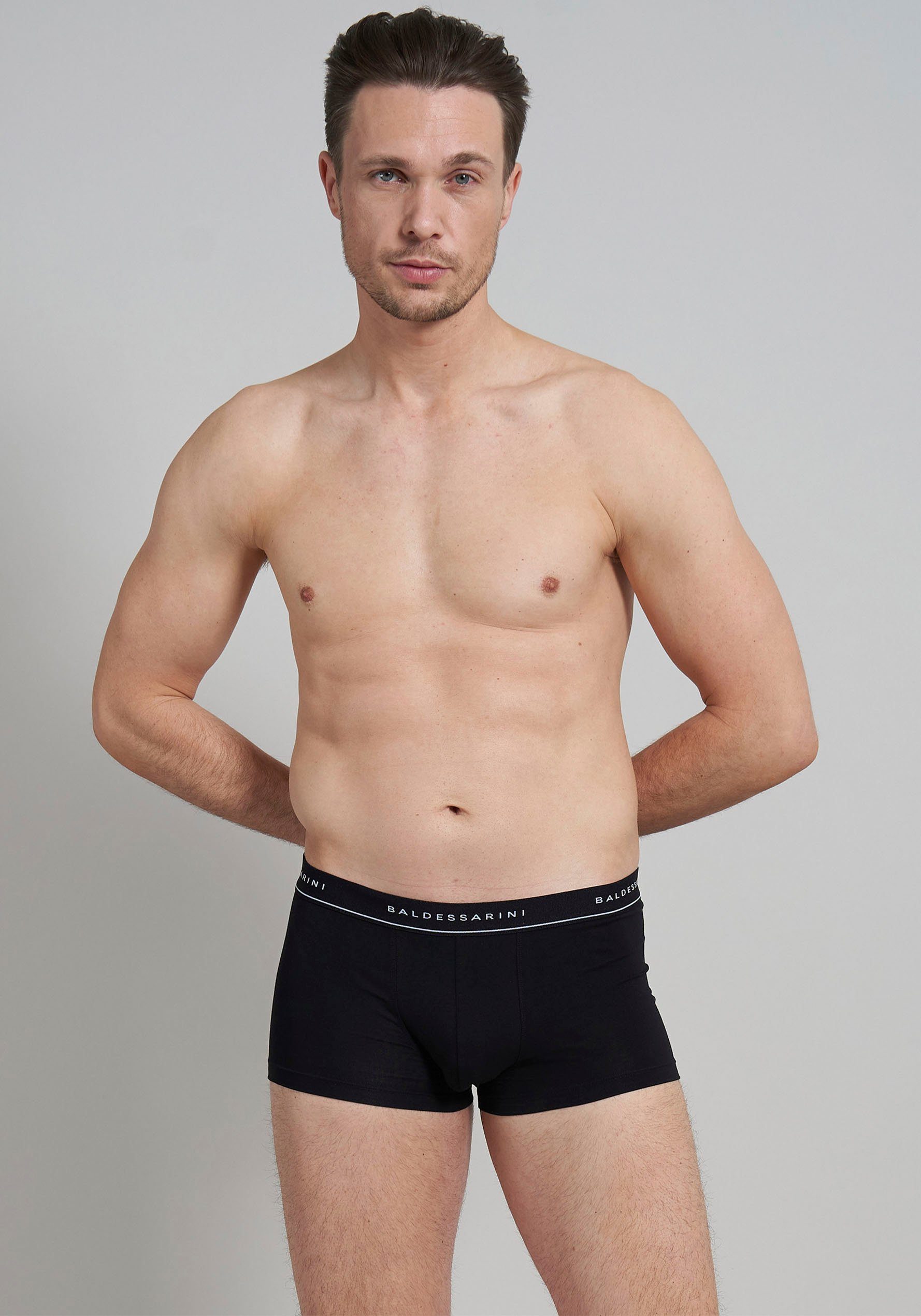 BALDESSARINI Boxer Monaco (3er-Pack) mit Logo-Bund günstig online kaufen