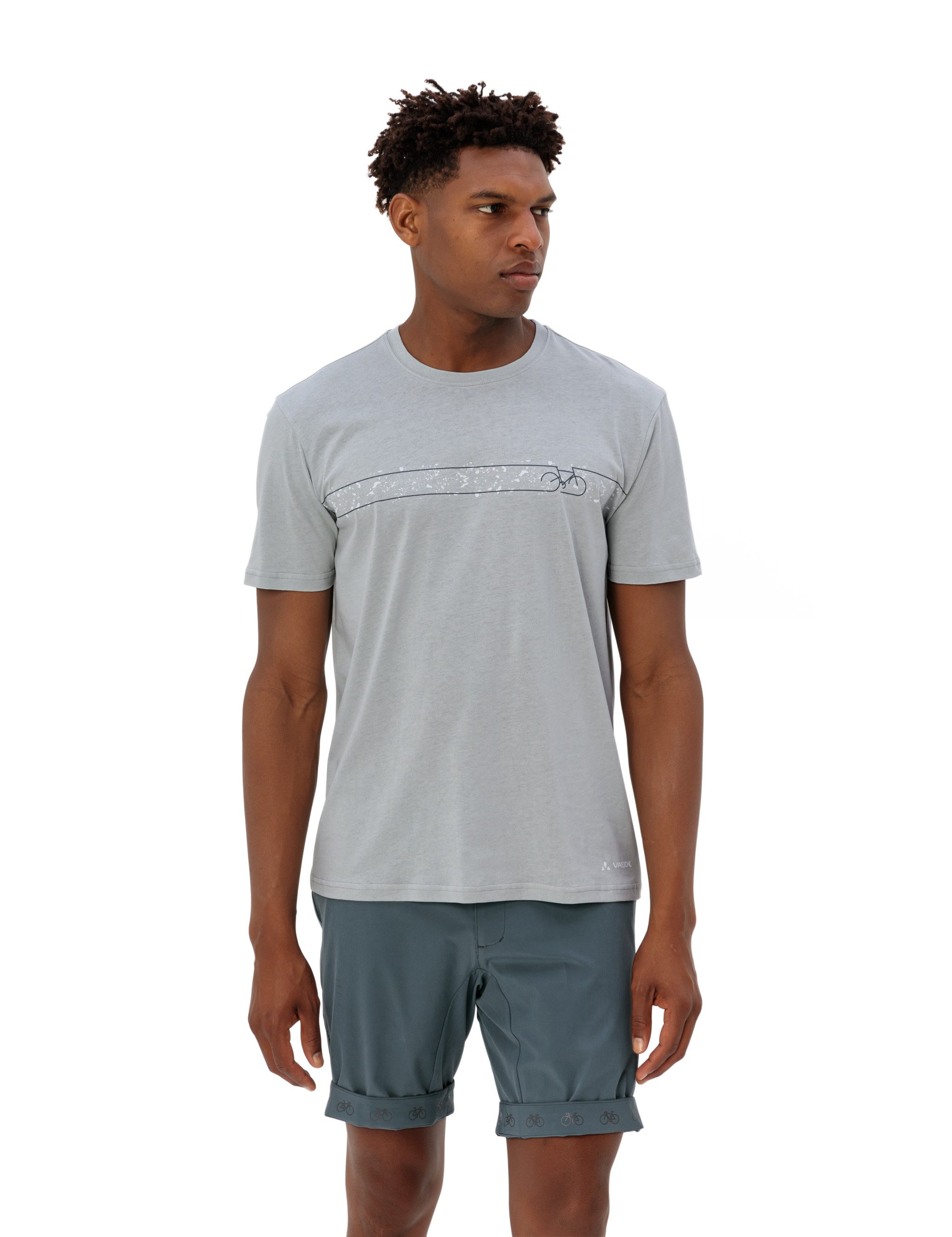 VAUDE Funktionsshirt "MENS CYCLIST T-SHIRT V", Fahrradshirt mit Print günstig online kaufen