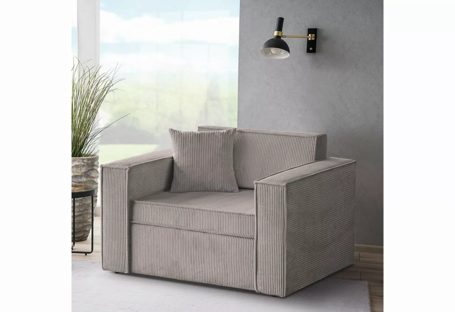 Beautysofa Schlafsofa Dave, mit Relaxfunktion, Bettkasten, modernes Einzels günstig online kaufen