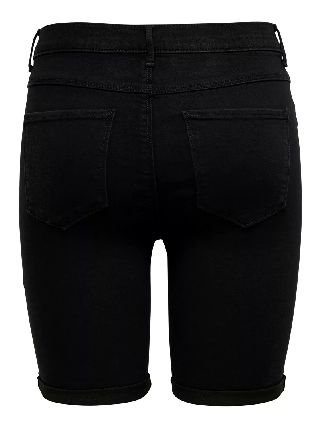 Only Damen Jeans Short ONLRAIN MID LONG SHORTS günstig online kaufen