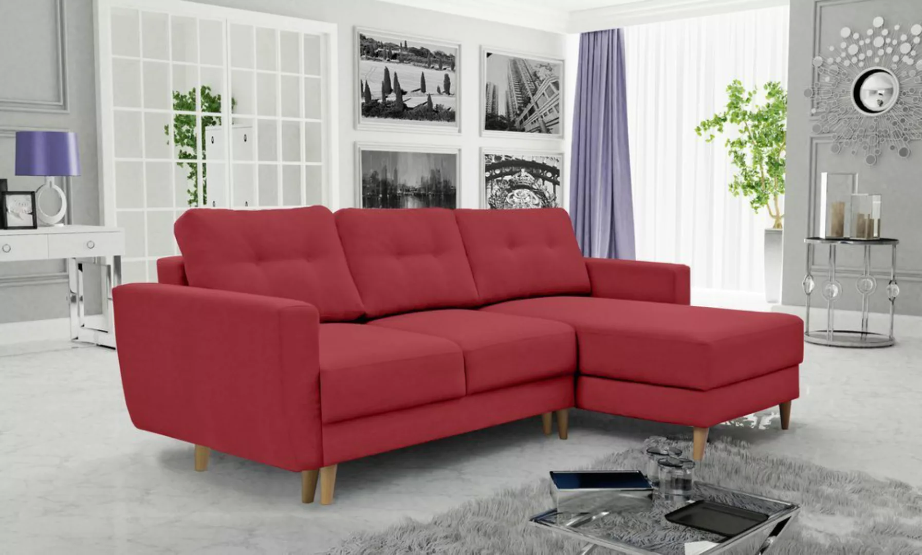 99rooms Ecksofa Frampol, L-Form, Eckcouch, stellbar günstig online kaufen