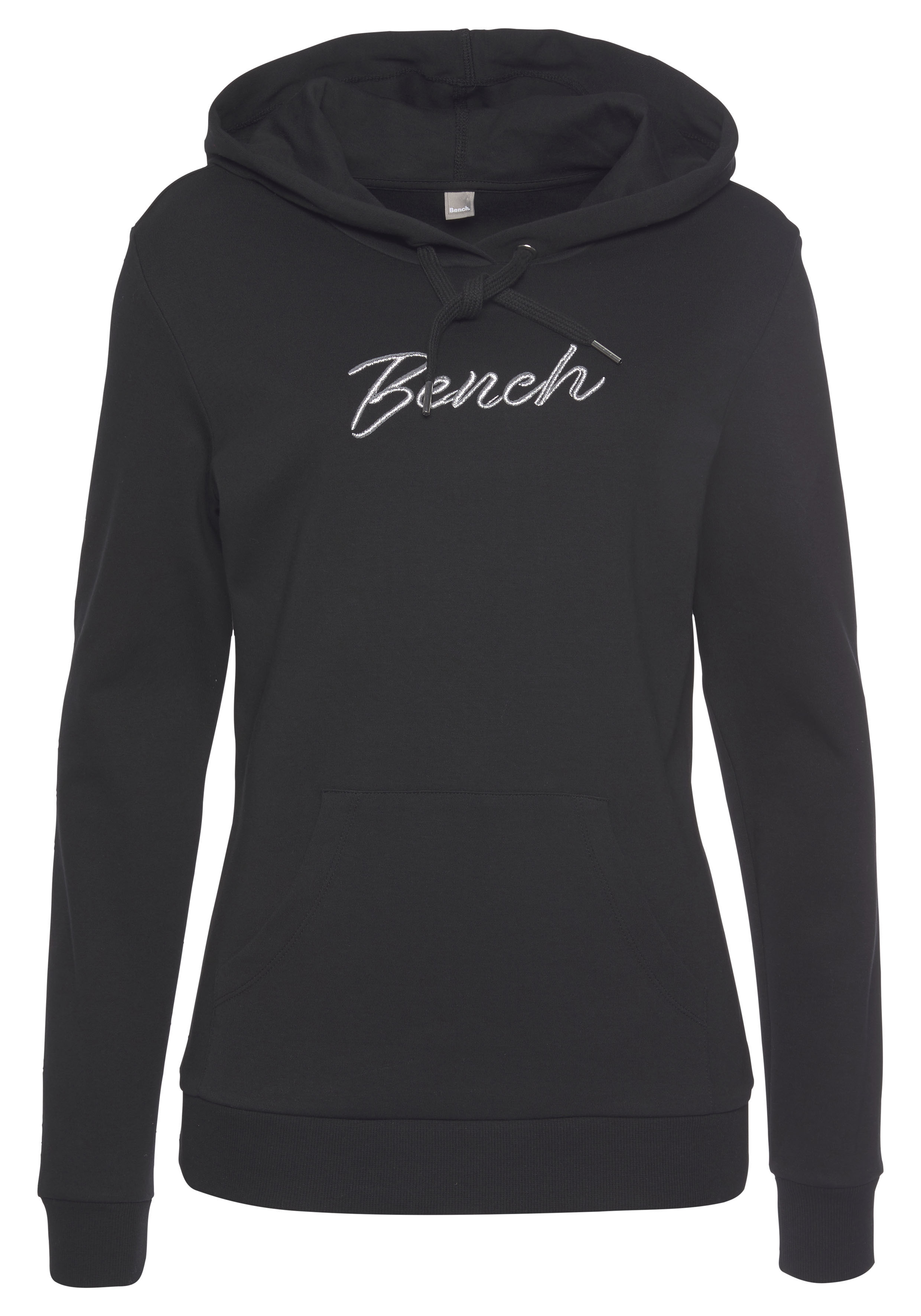 Bench. Loungewear Kapuzensweatshirt mit glänzender Logostickerei, Loungeanz günstig online kaufen