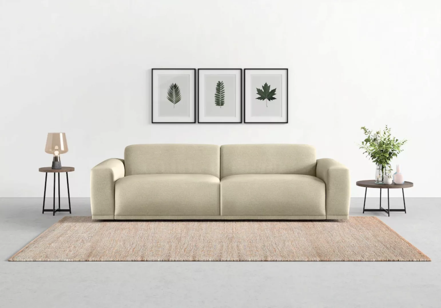 TRENDMANUFAKTUR Big-Sofa "Braga, mit hochwertigem Kaltschaum, Megasofa, in günstig online kaufen