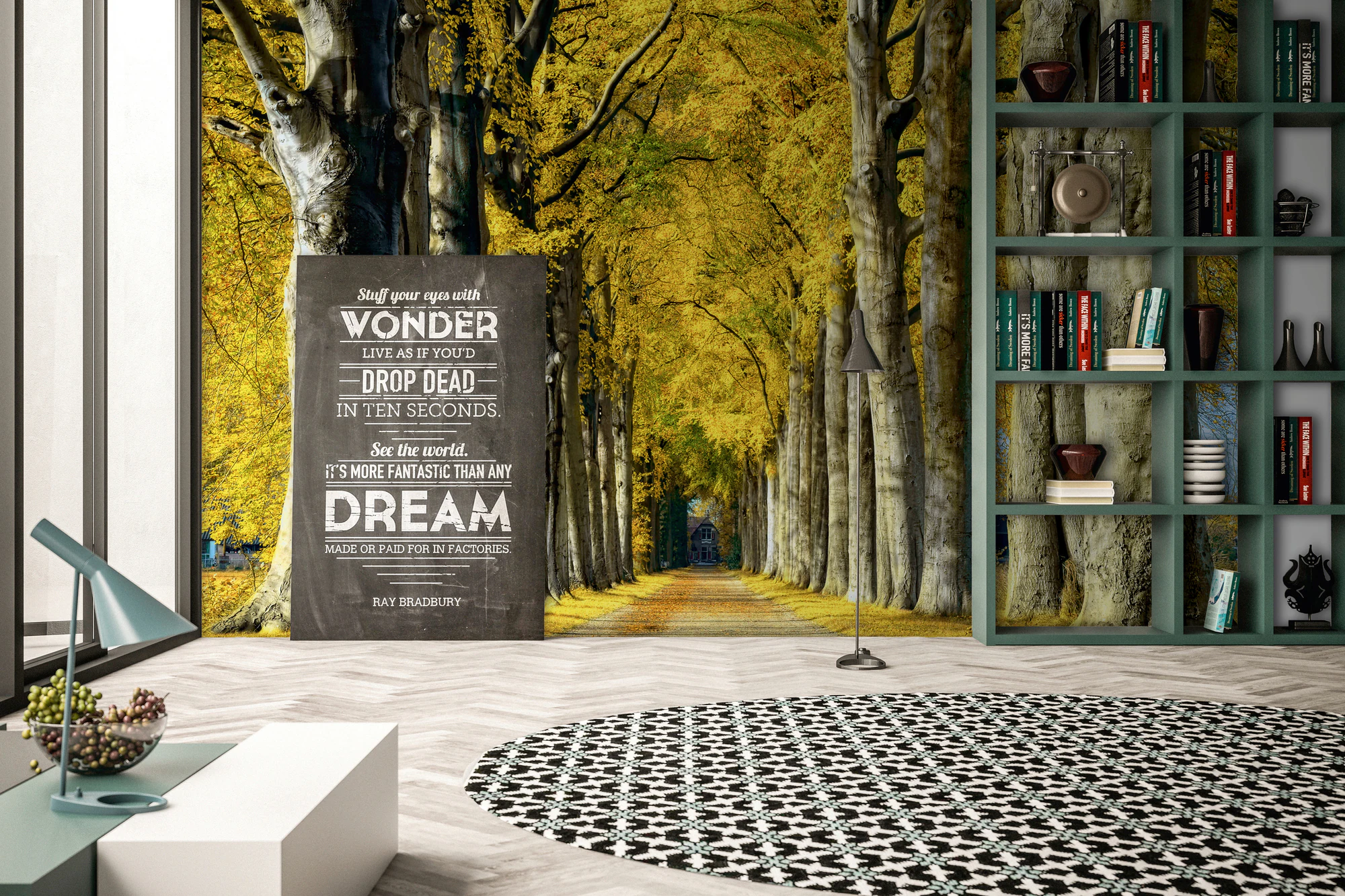 Architects Paper Fototapete »Room with a View«, Vlies, Wand, Schräge günstig online kaufen