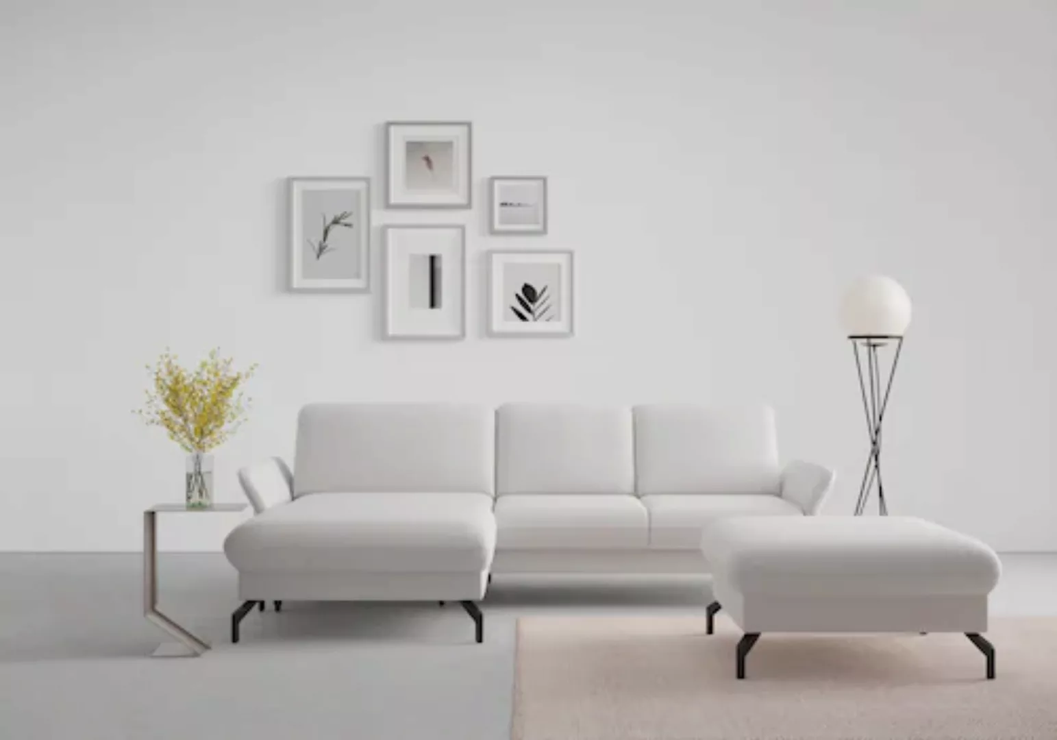 sit&more Ecksofa »Fashion L-Form«, wahlweise mit Kopfteilverstellung und Vo günstig online kaufen