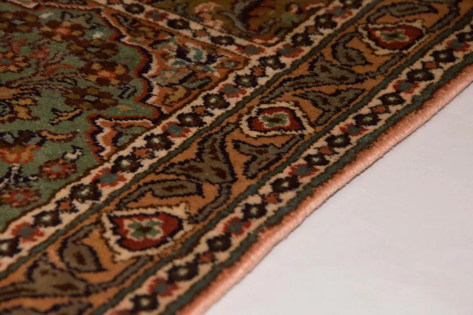 morgenland Läufer »Kaschmir Seide Teppich handgeknüpft mehrfarbig«, rechtec günstig online kaufen
