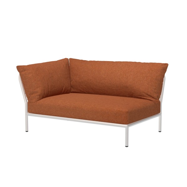 LEVEL2 Outdoor Sofa Lounge-Modul 2 Rost Weiß Links günstig online kaufen
