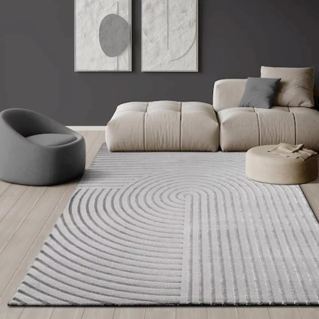 the carpet Teppich »Knight«, rechteckig, 12 mm Höhe, moderner Wohnzimmer Te günstig online kaufen