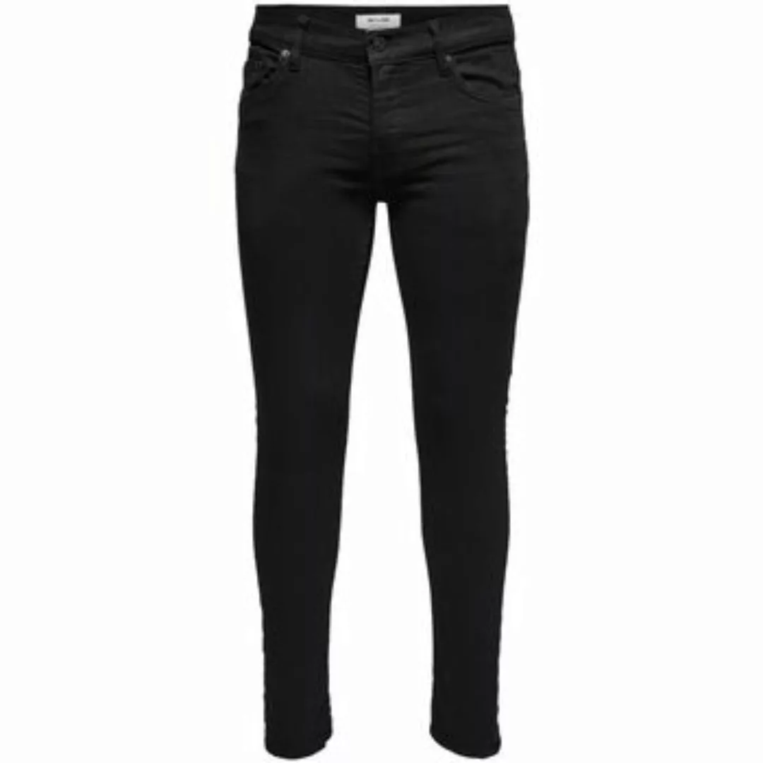 Only & Sons Herren Jeans ONSLOOM BLACK WASHED DCC 0447 - Slim Fit - Schwarz günstig online kaufen