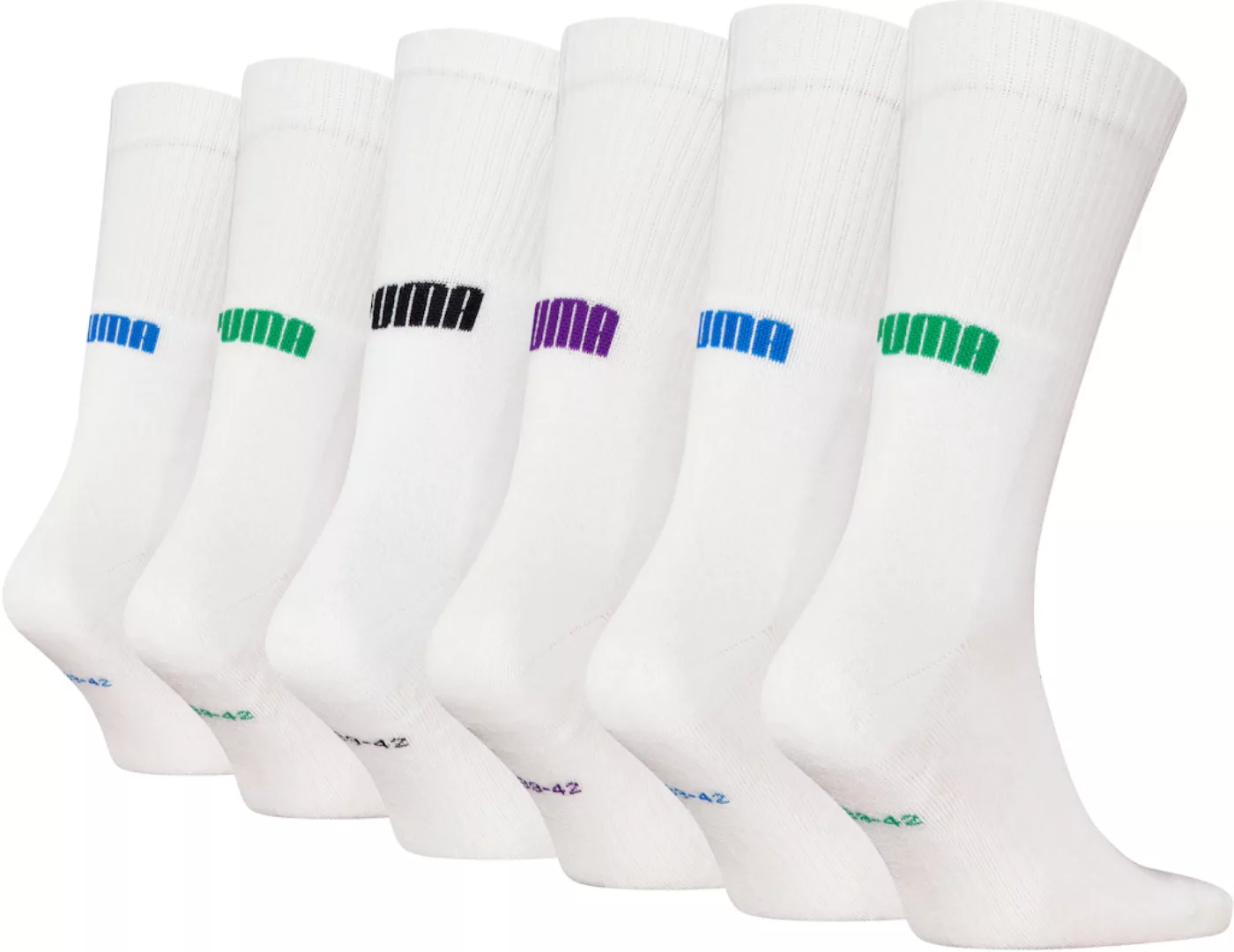 PUMA Sportsocken, (6 Paar), mit Unterstützung des Fußbogens für bessere Pas günstig online kaufen