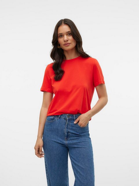 Vero Moda Kurzarmshirt VMPAULINA SS T-SHIRT GA JRS NOOS günstig online kaufen