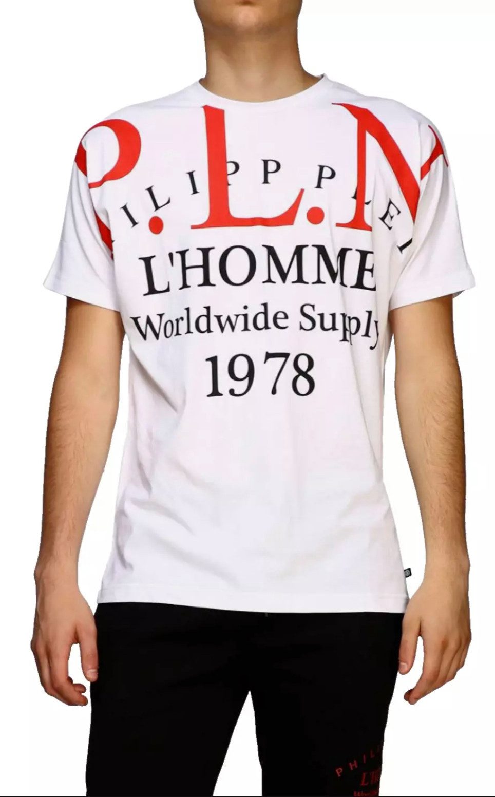 PHILIPP PLEIN T-Shirt Gold Cut P.L.N. günstig online kaufen