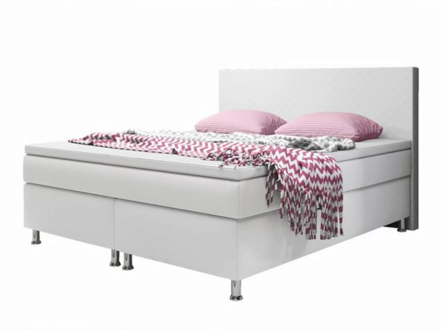 interbed Boxspringbett Madrid 180x200 cm inkl. Topper (Spar-Set, inkl.Toppe günstig online kaufen